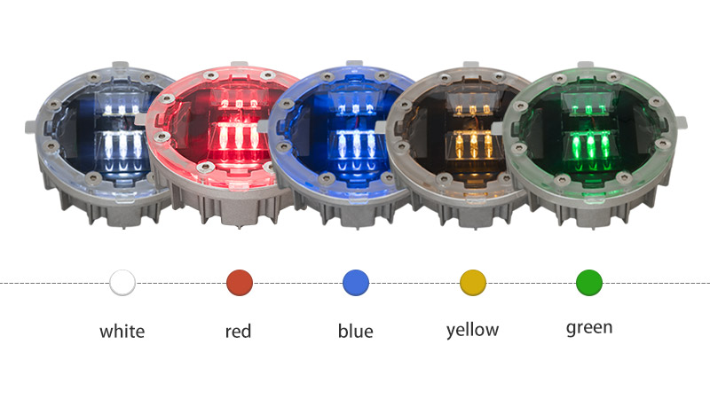 Heavy Duty Solar Road Stud Lights For Highways-color