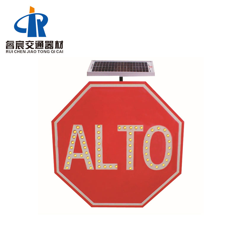 LED Solar Road Flashing Stop Signs