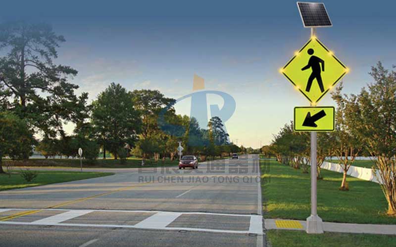 Solar Traffic sign