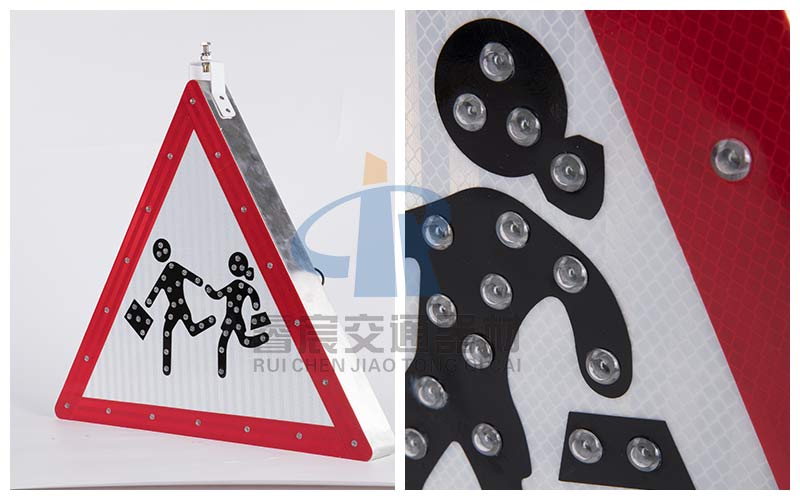 Solar Road LED School Crossing and Solar Road Crosswalk Sign