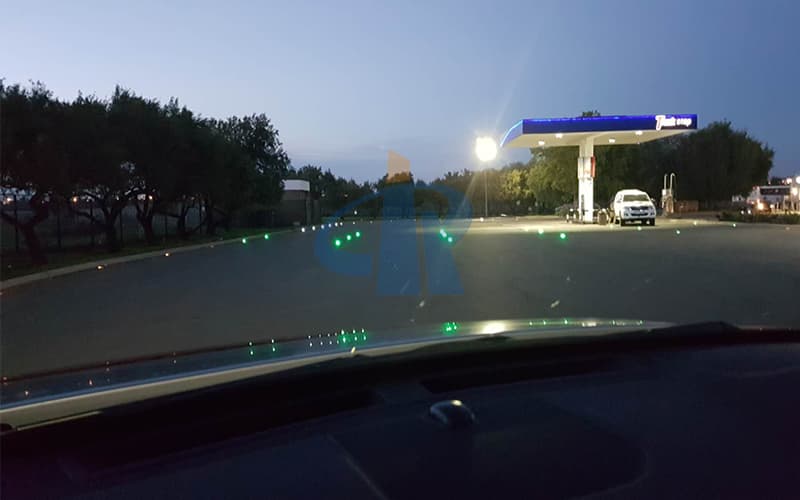 LED Solar Road Stud Are Installed In South Africa